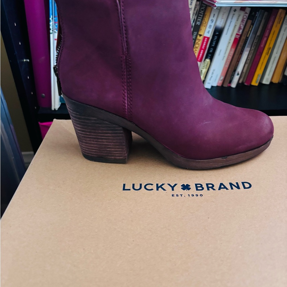 Lucky Brand Women's Plum Heeled Boots